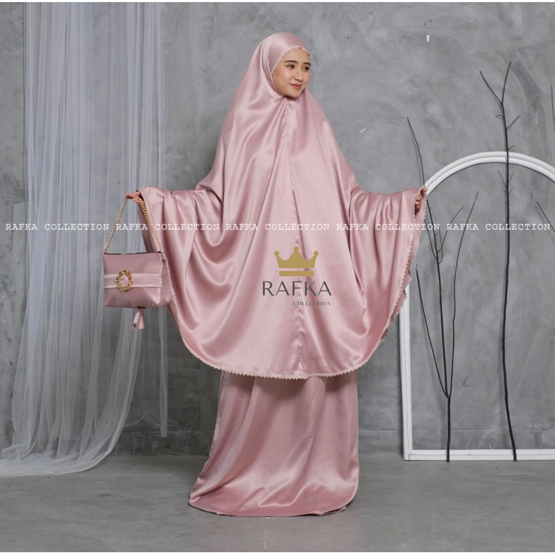 MUKENA DEWASA TERBARU 3 IN 1 SILK GELSY MEWAH