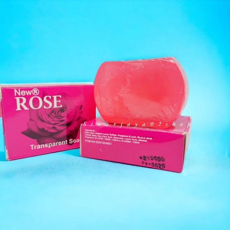 12 Pcs - Sabun Rose New Scent Bpom 60gr