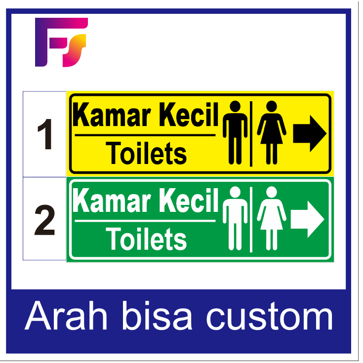

Stiker waterproff aarah toliet