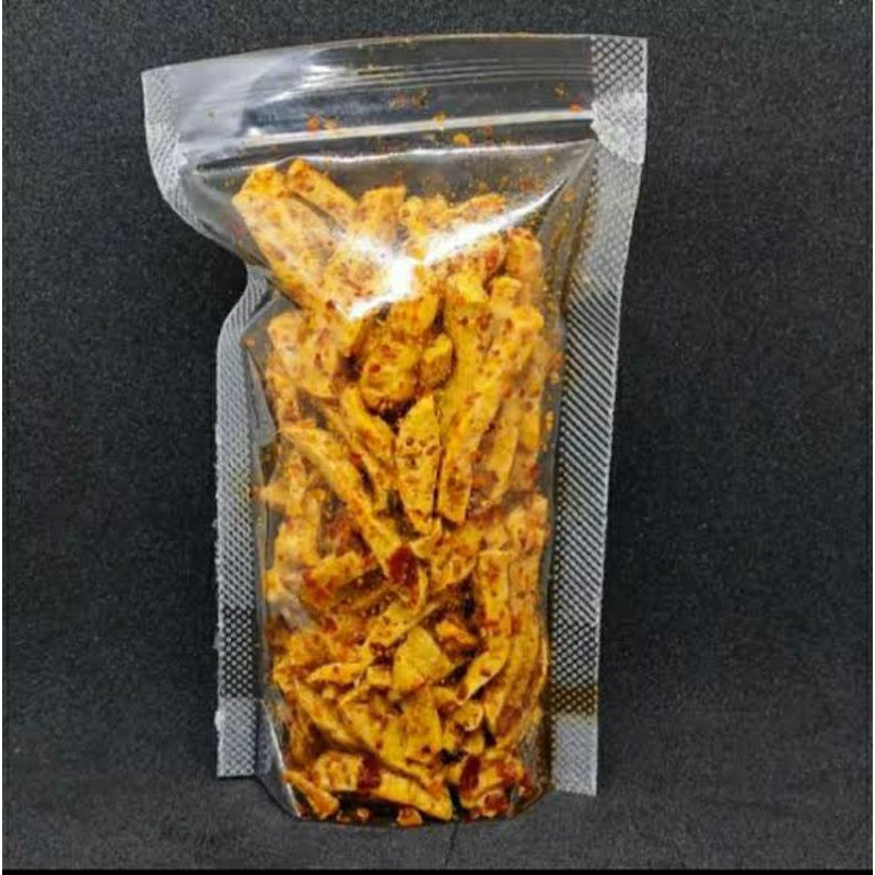 

Basreng Stik Bumbu Basah Pedas Daun jeruk Kemasan 50Gram