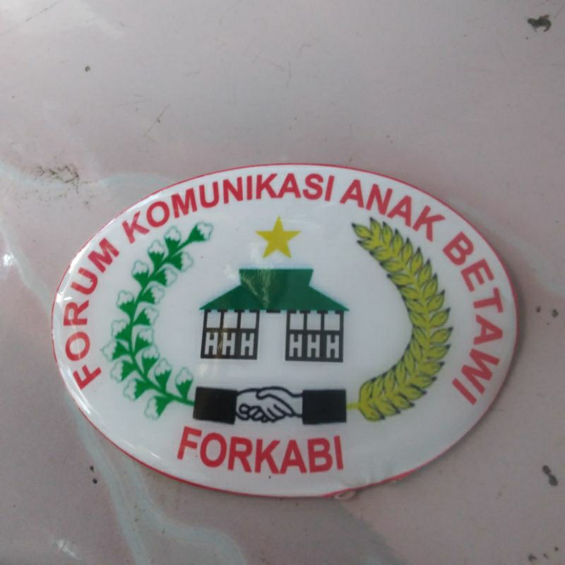 

stiker timbul logo forkabi