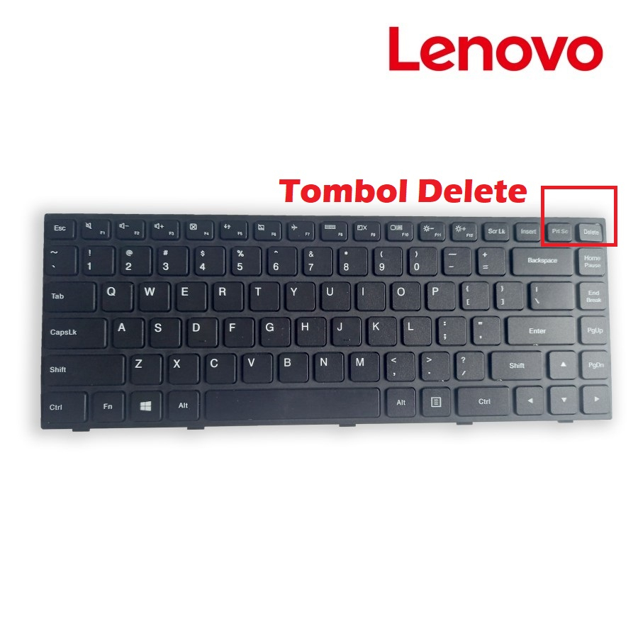 KEYBOARD LENOVO IDEAPAD 100 100-14ISK 100-14 IBD 80RK SOCKET TENGAH