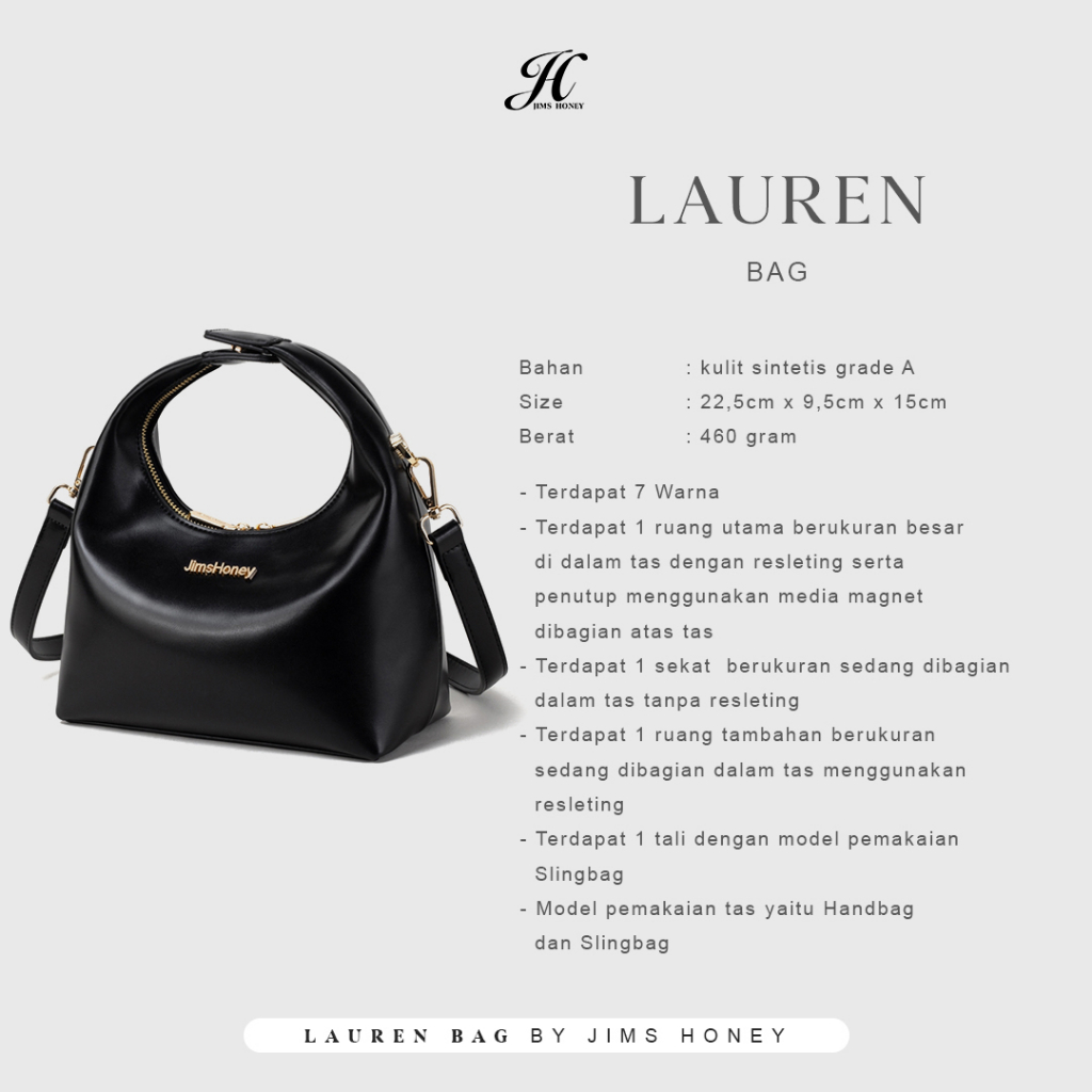 JIMSHONEY LAUREN BAG TAS SLEMPANG WANITA