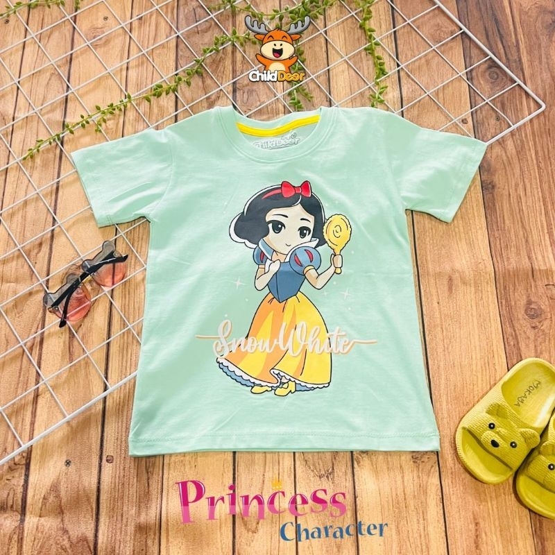 Kaos Anak Perempuan Lengan Pendek 4-12