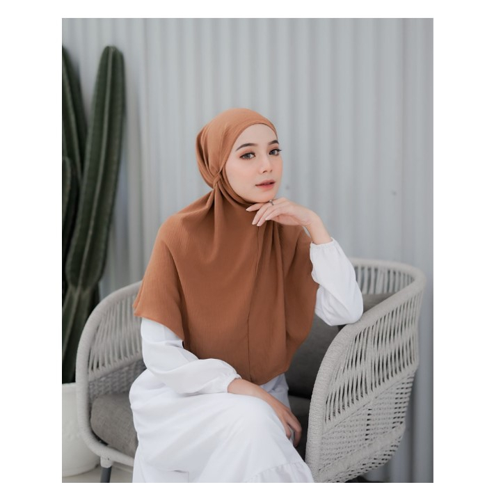 HIJAB JILBAB UNA BERGO TALI (BERGO CRINCLE AIRFLOW)