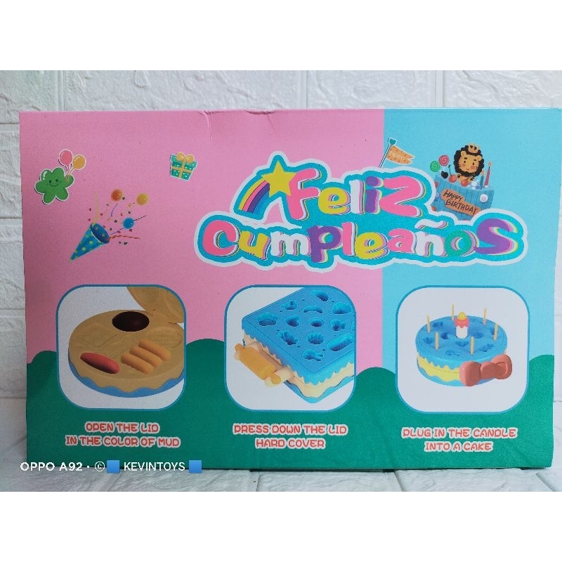 YM 2 MAINAN ANAK EDUKASI WINDOH CAKE KEMASAN DUS YOGO BATA / MAINAN BISA DI CETAK BENTUK KUE TART