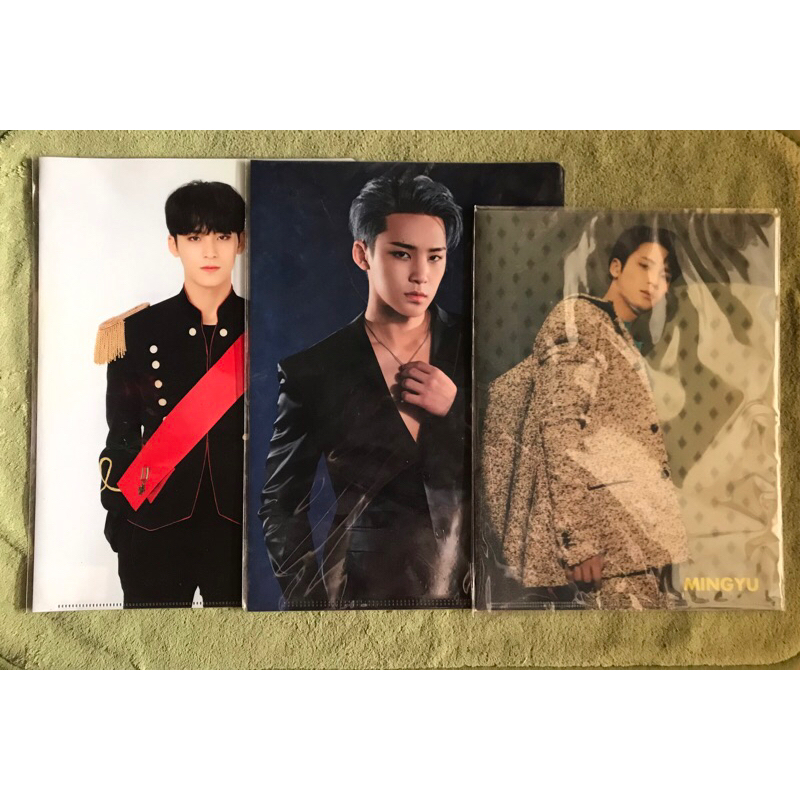 seventeen mingyu official clearfile japan arena tour dicon l-holder jat