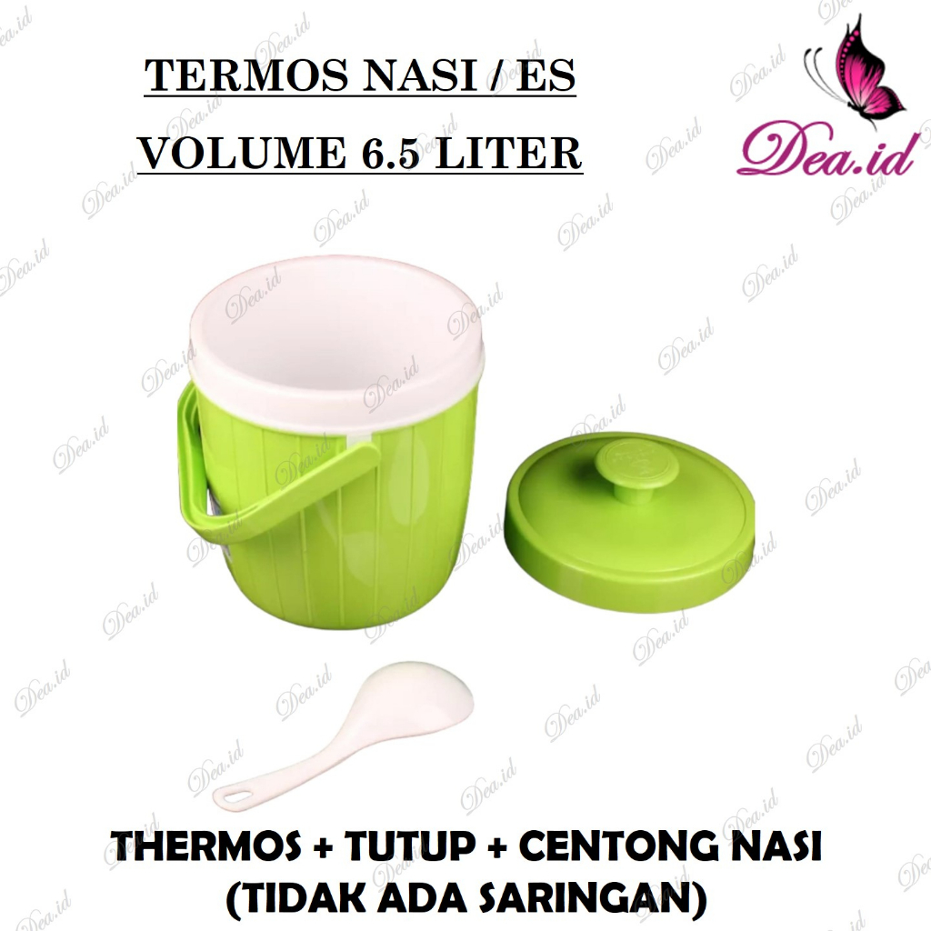 [DEASHOP] TERMOS NASI - TERMOS ES BATU - RICE BUCKET ICE BUCKET 6.5 LITER USA - THERMOS NASI DAN ES SERBAGUNA TAHAN LAMA MENJAGA SUHU MAKANAN