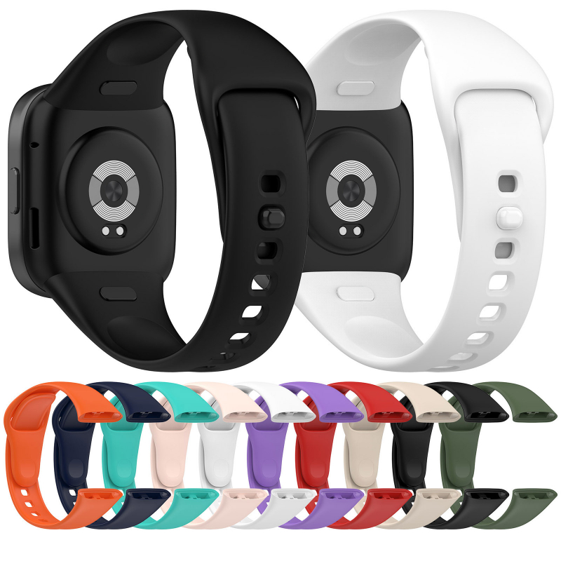 Tali✅Redmi Watch 3 Strap Mi Watch Lite 3 Silicone Replacement Watch Strap Water Resistant Sports Straps