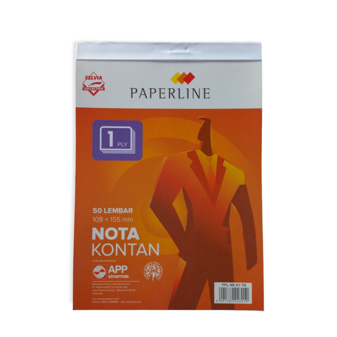 

Nota Kontan Paperline Kecil 1 Ply (NK K1)