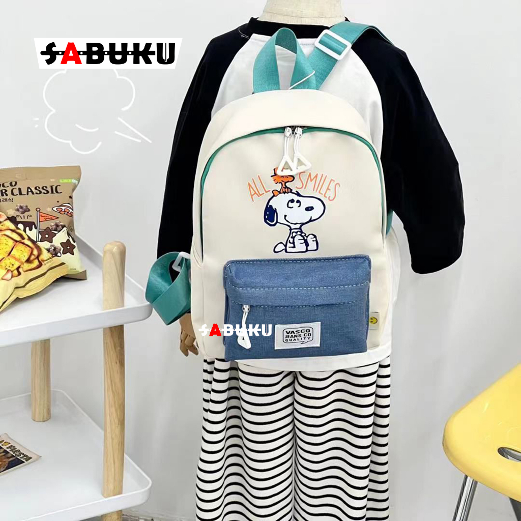 [S&amp;K]Tas Ransel Anak Paud/TK Karakter Snoopy Cartoons Tas Punggung Backpack Terbaru -303