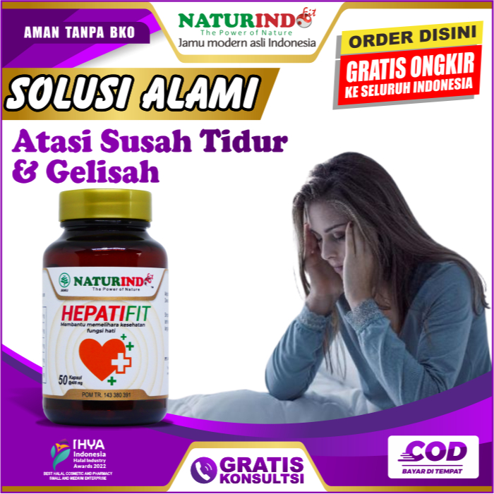 NATURINDO INSOMNIA OBAT SUSAH TIDUR SULIT TIDUR MALAM HERBAL INSOMNIA