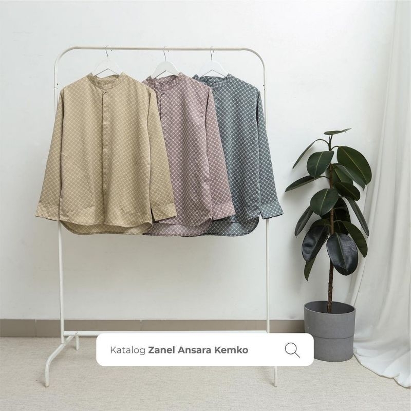 RB (Ready) Zanel Ansara Couple Gamis dan Koko Couple Zanuba & Elzanji Co Dress Syar'i AST