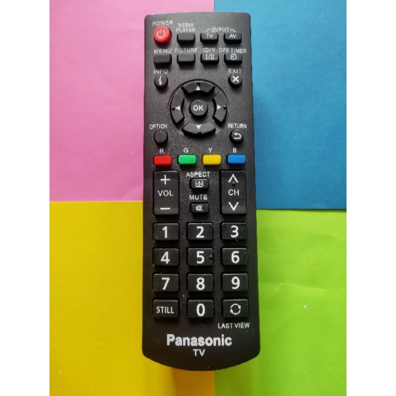 Remote TV PANASONIK LED LCD tombol empuk grade berkualitas