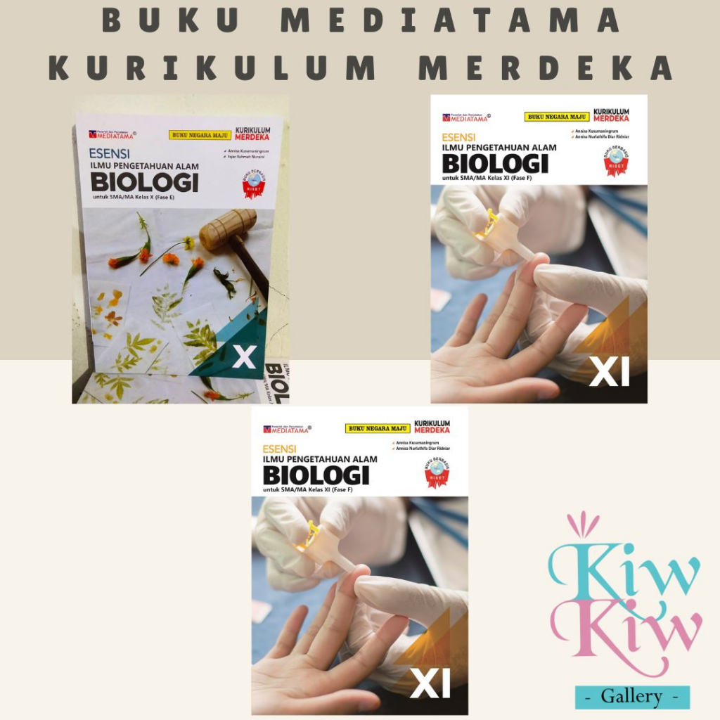 Buku ESENSI IPA Biologi Kelas 10, 11, 12 SMA/MA Kurikulum Merdeka - Mediatama