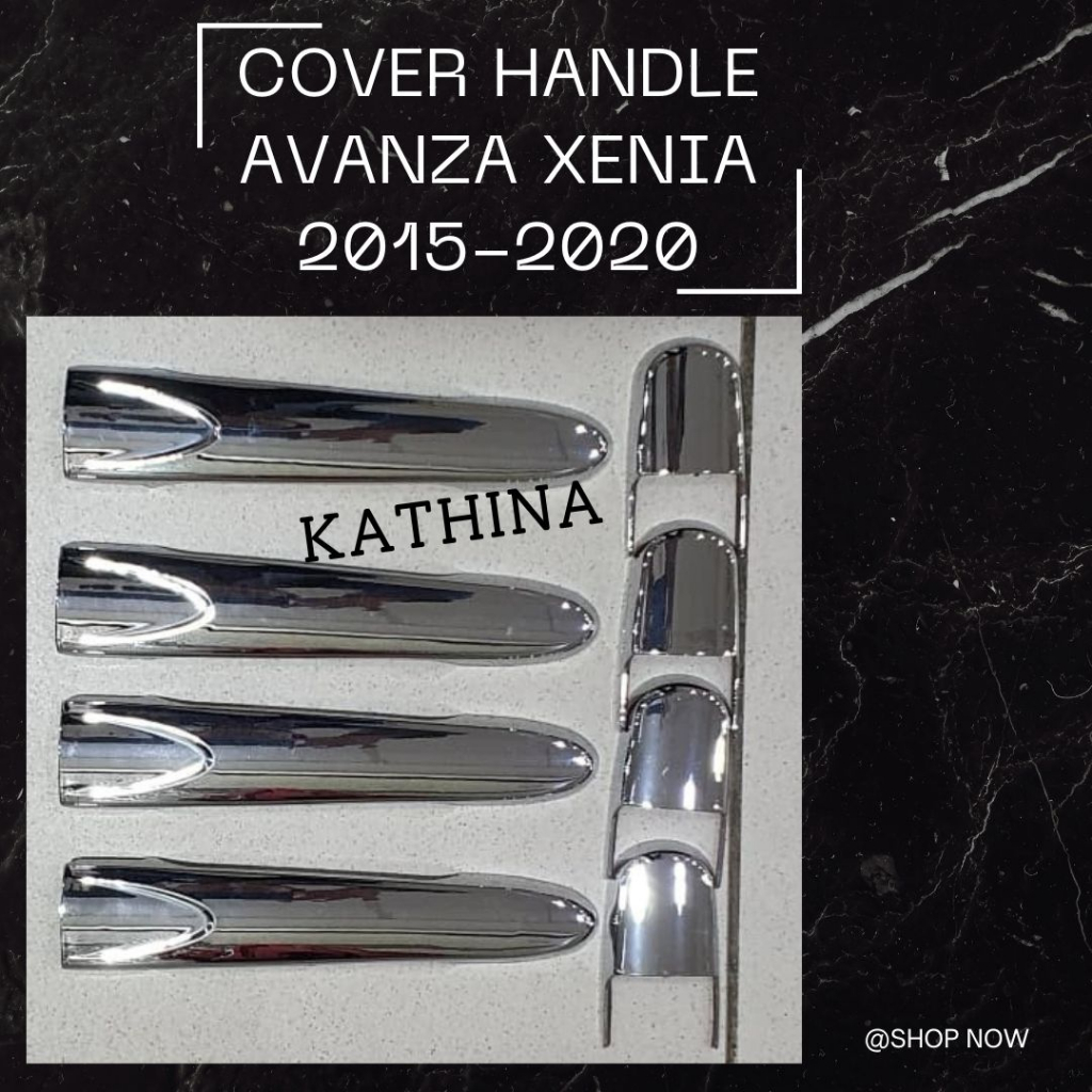 Cover Handle Pegangan Pintu Mobil Avanza Xenia 2015-2020 Chrome