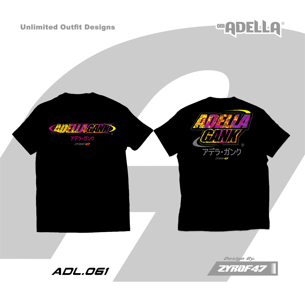 Kaos Adella Original Zyrof47 Kode-061