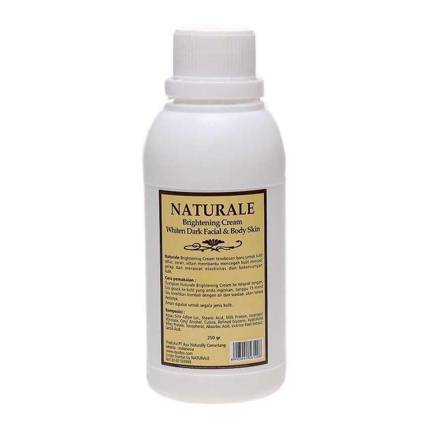 NATURALE BLEACHING CREAM 250GR ORIGINAL BPOM - BLEACHING BADAN 250GR NATURALE ORIGINAL