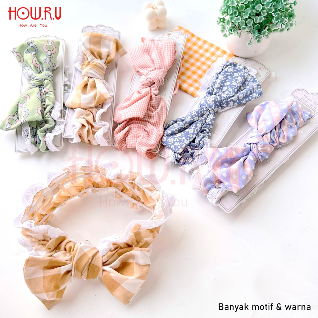 HOW.R.U | Bando Bandana Pita Korea untuk Anak Perempuan