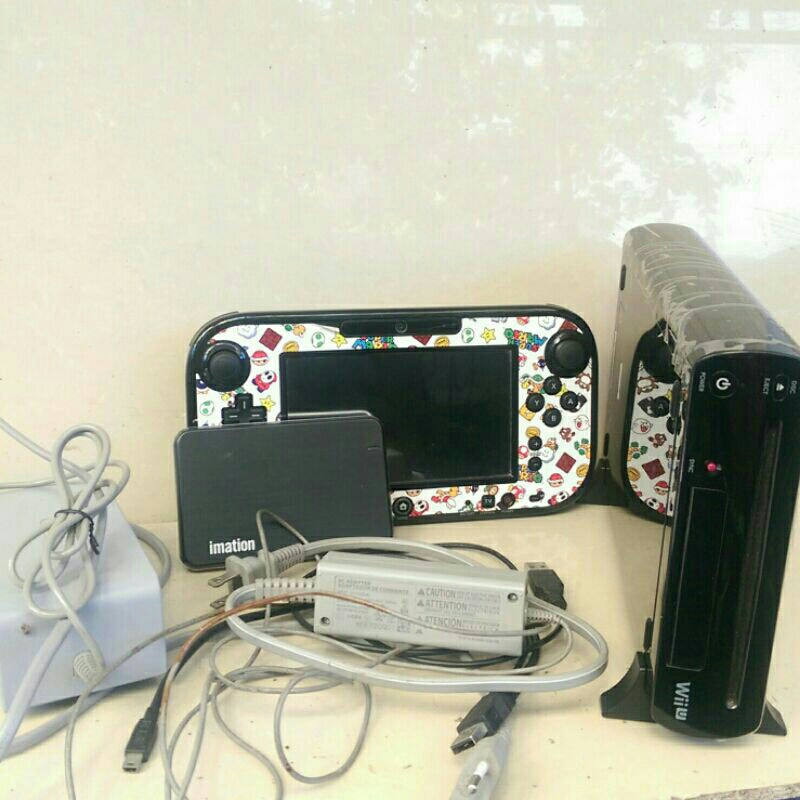 Nintendo Wii U 32 GB REG JAPAN 500GB FULL GAMES - Black CFW