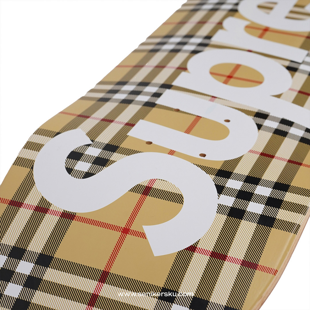 Supreme Burberry Skateboard Beige