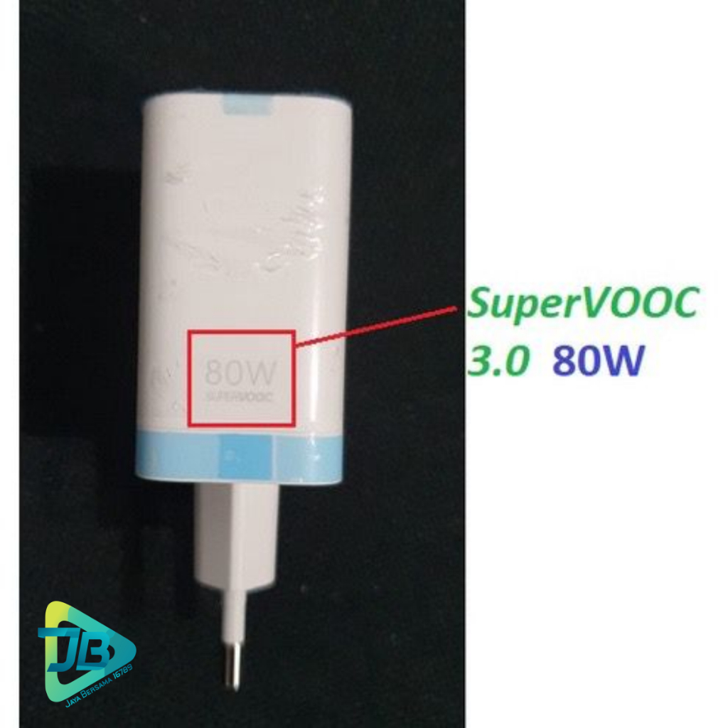 BATOK ADAPTOR ORIGINAL OPPO 80W SUPER VOOC &amp; VOOC PENGISIAN SUPER CEPAT OPPO RENO8 RENO 7 RENO 6 RENO 5 RENO 5F RENO 4 A77S A57 2022 A15 A16 A16E A17 A17K A5 2020 A9 2020 JB8875