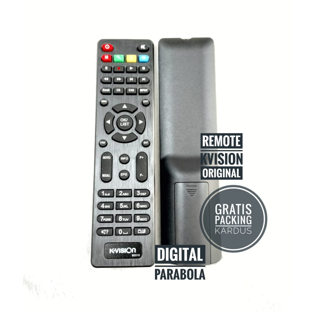 Remot Receiver Kvision - Remote Receiver Gol Dan Kvision - Remote Ori Kvision Gol - Remote Original Receiver Kvision Gol