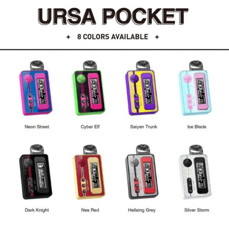 Pod System Ursa Pocket Pod Kit 1200mAh Authentic By Lostvape