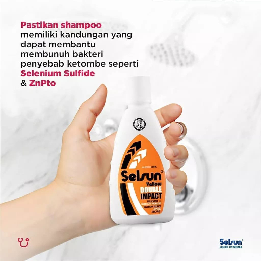 ✿ELYSABETHME✿ Shampoo Selsun Yellow anti ketombe dan kulit kepala gatal bersisik