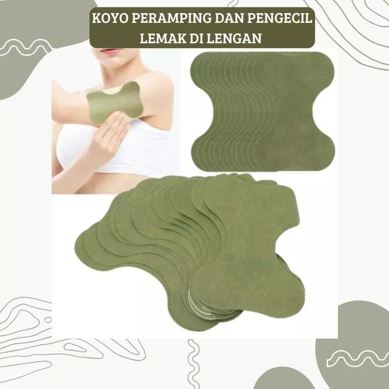 slimming patch / koyo pengecil lengan 10pc pembakar lemak south moon