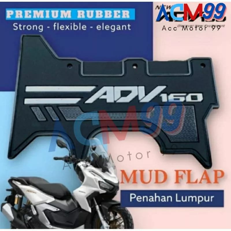 Mudflap penahan lumpur kolong ADV 160 karet kolong