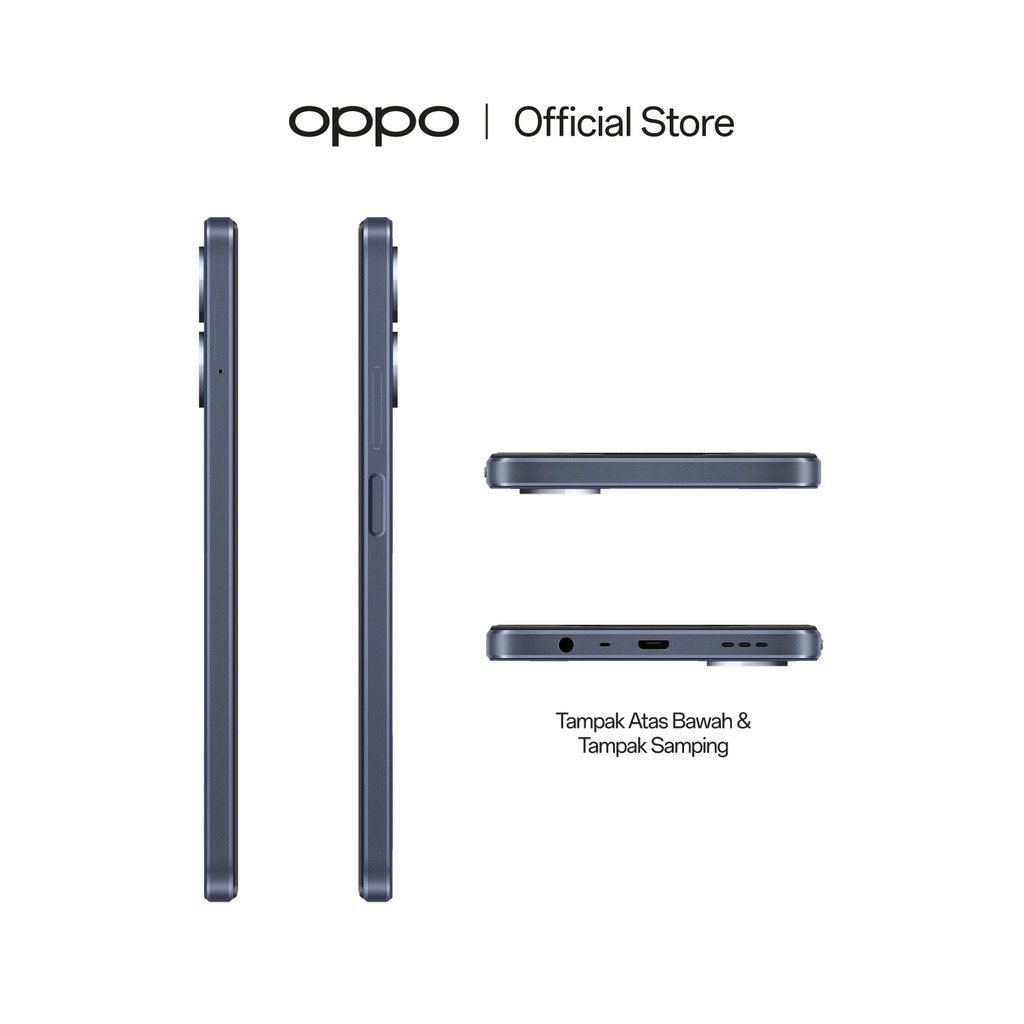 OPPO A17 RAM 4GB/64GB &amp; 6GB/128GB [5000 mAh, AI Camera 50 MP, Garansi 1 Year]