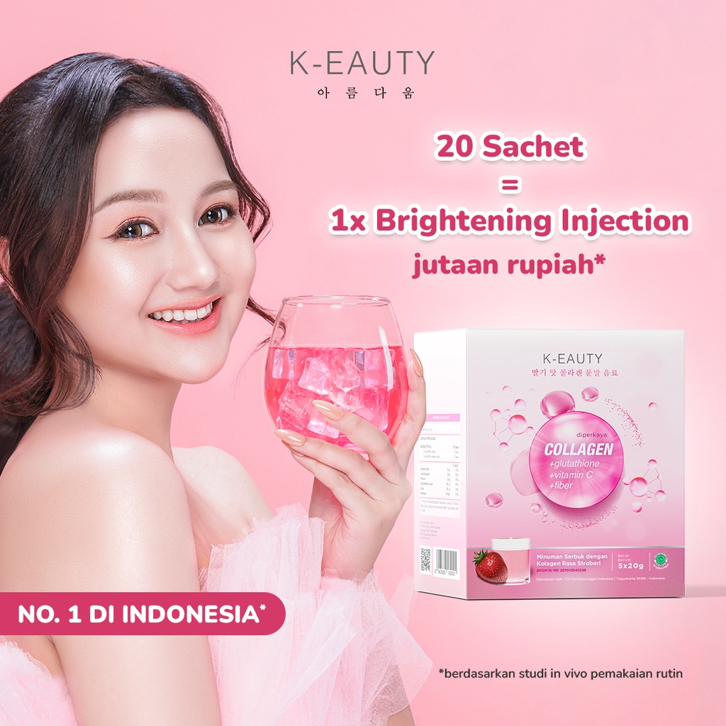 New Keauty Minuman collagen Pencerah Badan BPOM