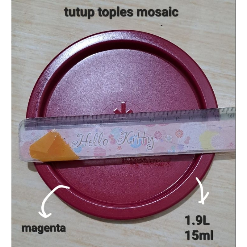 TUPPERWARE  TUTUP TOPLES MOSAIC 1.9L