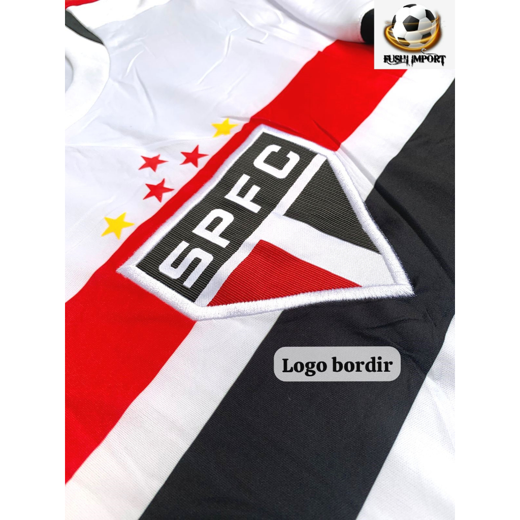 Jersey Baju Bola Sao Paulo Home 2023 2024 Grade Ori