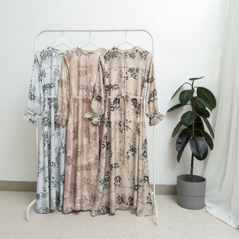 ZANEL ANSARA DRESS (GAMIS ONLY) BY ZANUBA HIJAB