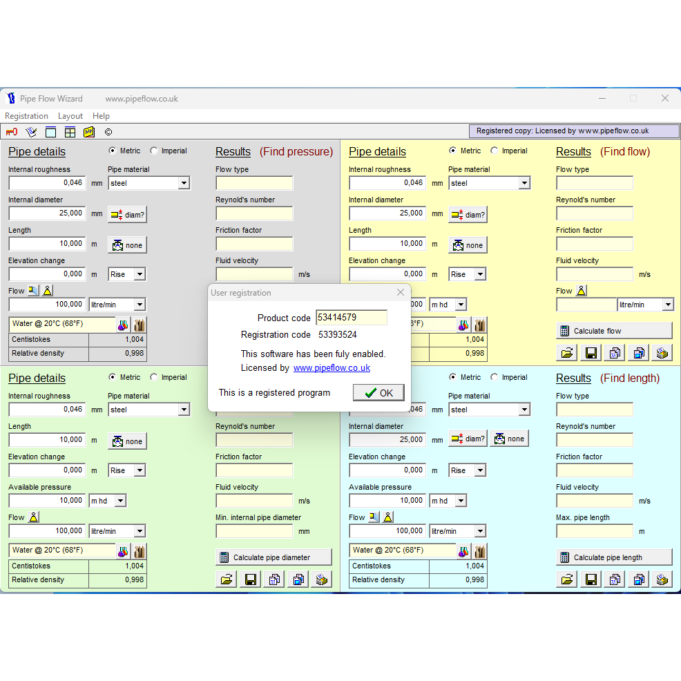 Software Pipe Flow Wizard 2020 Full Lisensi Lifetime Program untuk menghitung laju aliran dalam pipa