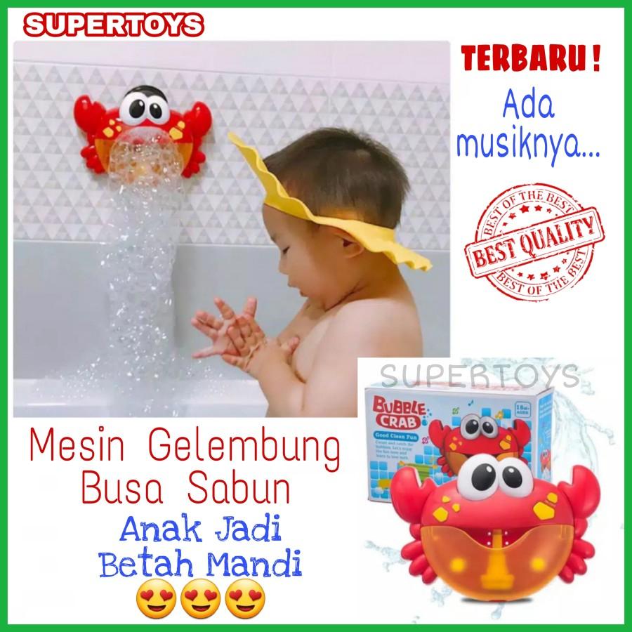 Mainan Bubble Crab Gelembung Sabun BBR1097