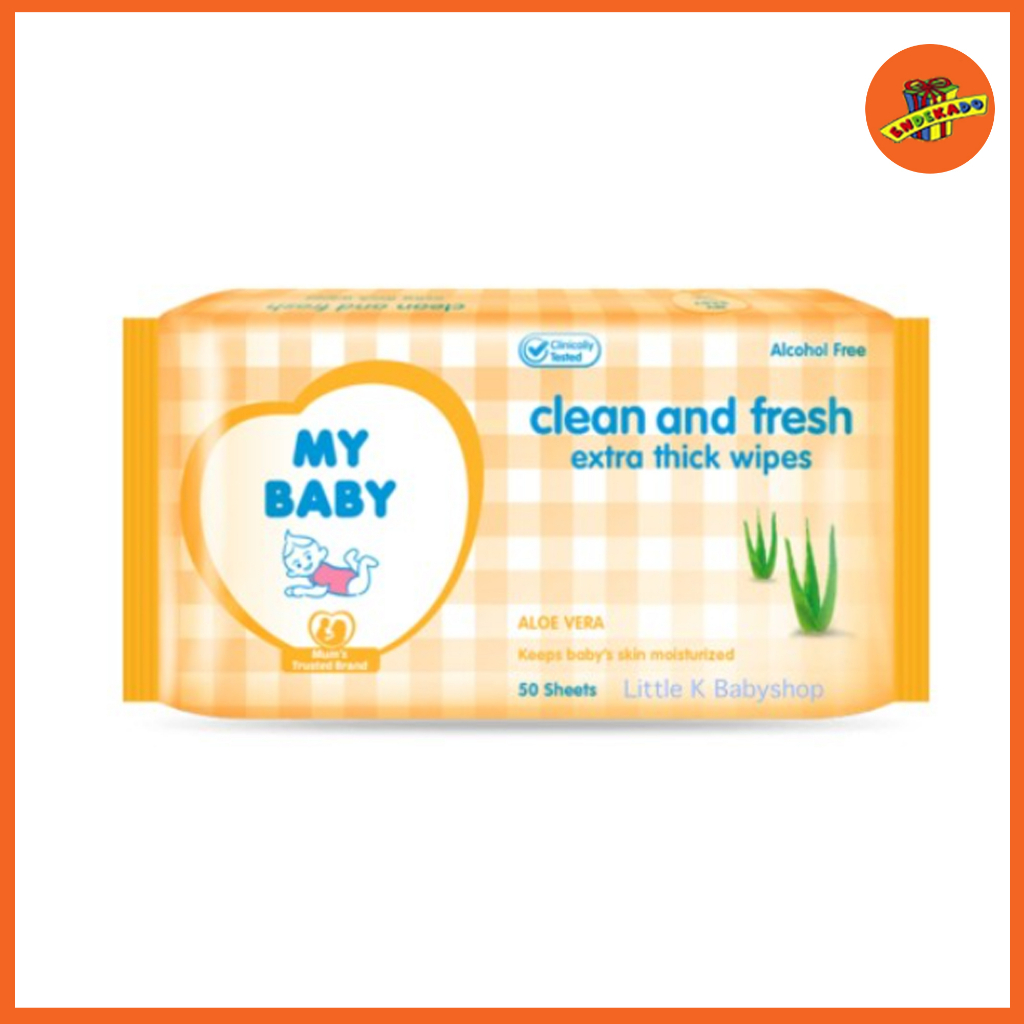 MY BABY Extra Care Wipes All Variant 50 Sheets - Tisu Basah