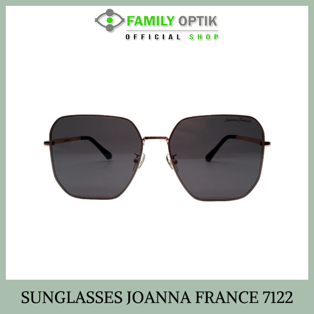 Kacamata Hitam Sunglasses - Joanna France (7122) - Pria Wanita Unisex anti uv