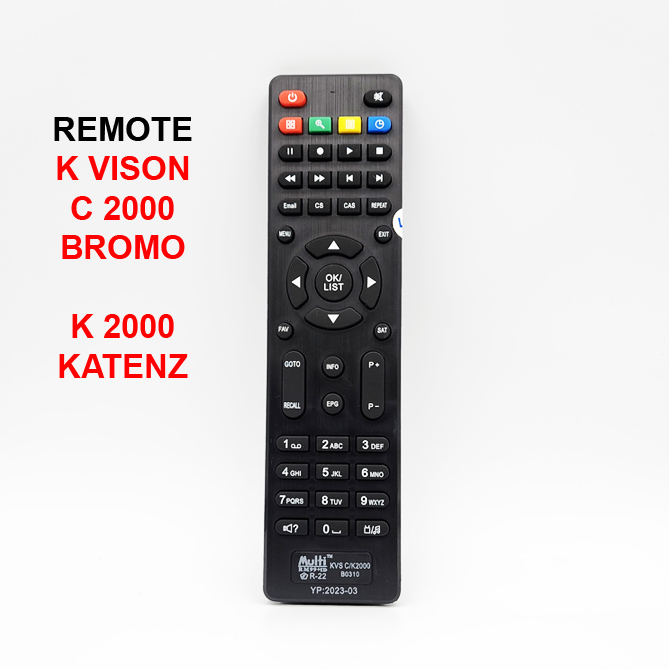 remote remot  kvision c2000 / k2000 bromo cartenz receiver / parabola