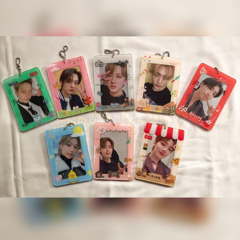 Acrylic Photocard Holder Stray Kids KIYOWO VER. | ALL MEMBER CAHOL SKZ