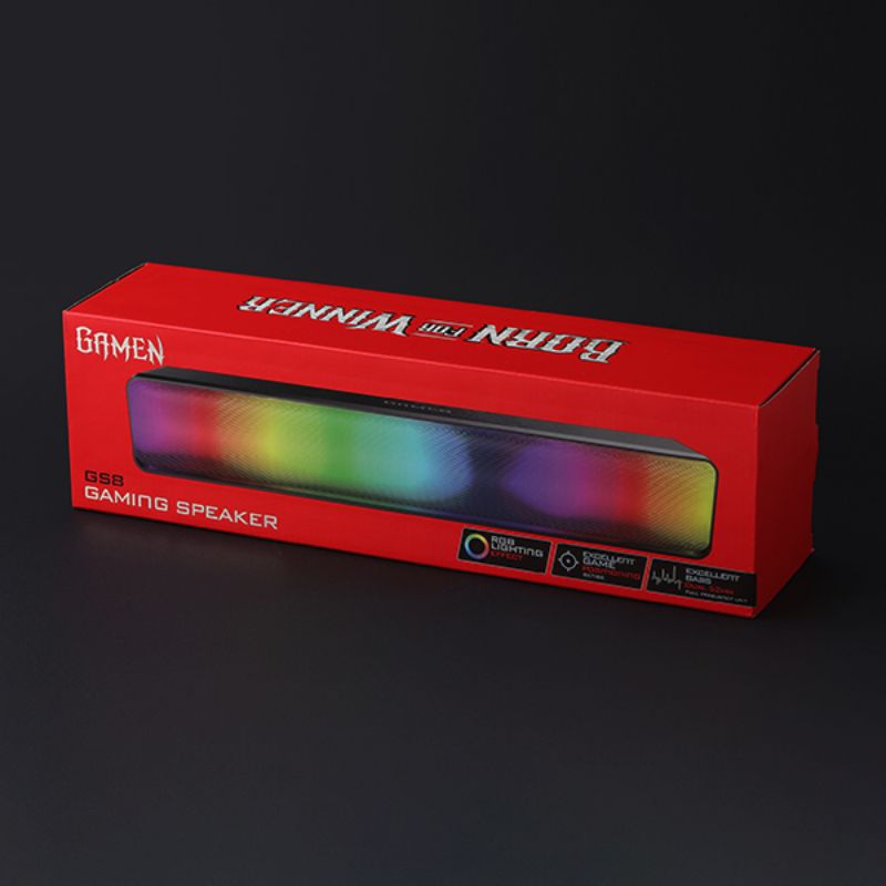 Gamen Gs8 Gaming Soundbar With RGB Lights