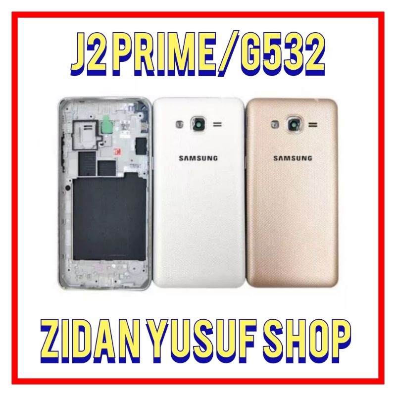 HOUSING FULSET KESING CASING BACKDOOR BEZZEL SAMSUNG GALAXY J2 PRIME / G532 ORIGINAL