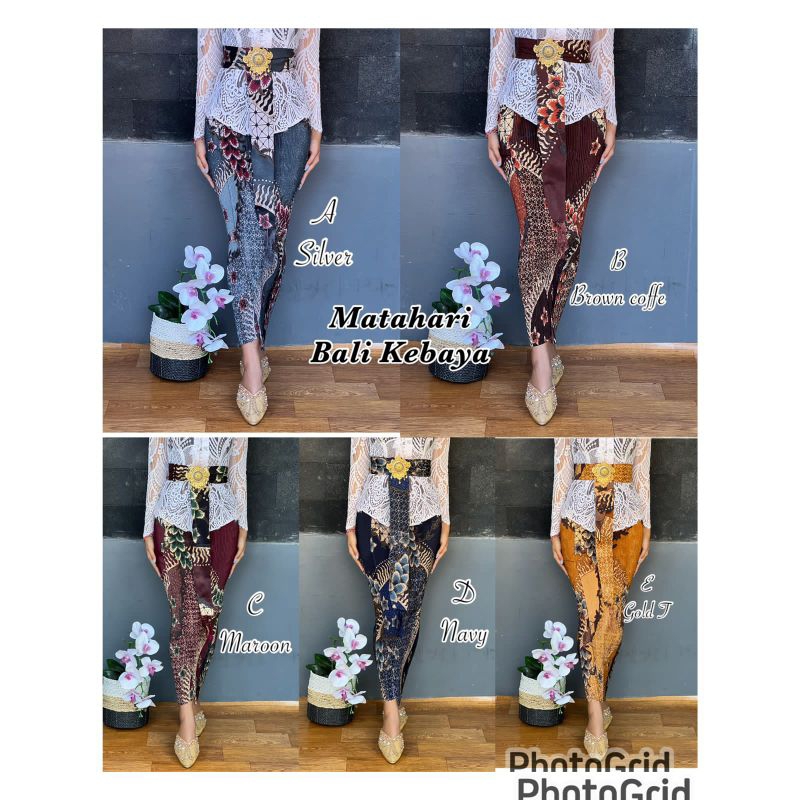 KAMEN JADI PLISKET DOLBY MOTIF BATIK SET SELENDANG