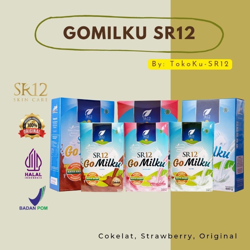 

GOMILKU SR12 600 GRAM / SUSU KAMBING ETAWA SR12 / SUSU FORMULA