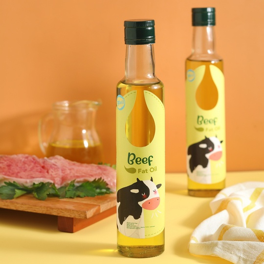 Grouu - Fat Oil / Minyak Lemak - MPASI BB Booster (Lemak Ayam, Lemak Sapi , Minyak Kelapa, Chicken Fat, Beef Fat, Coconut Oil)