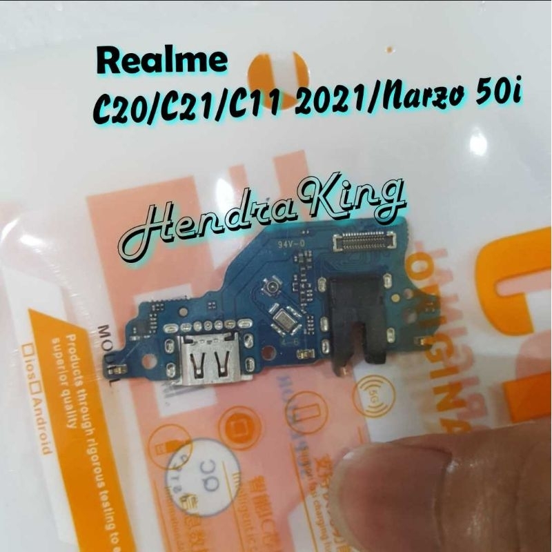 pcb konektor charger realme c21