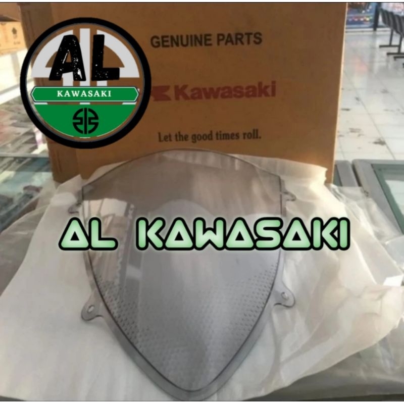 visor kaca windshield winsil ninja 250r 250 karbu original