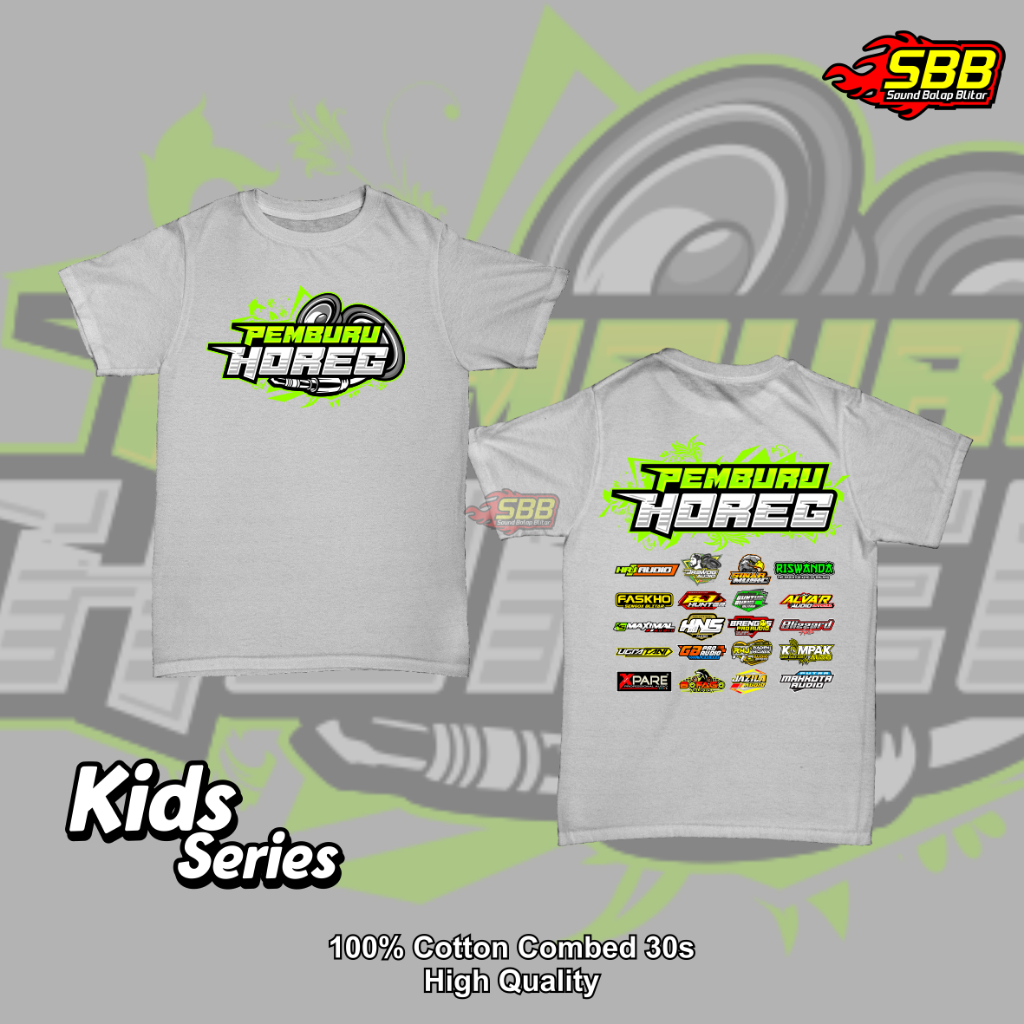 Kaos Anak Pemburu Horeg New Katun Combed Soundbalapblitar